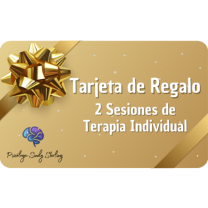 Tarjeta de Regalo 2 Sesiones Terapia Individual