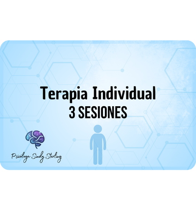 Terapia Individual 3 Sesiones