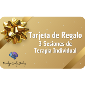 Tarjeta de Regalo 3 Sesiones Terapia Individual
