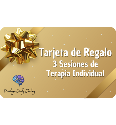 Tarjeta de Regalo 3 Sesiones Terapia Individual